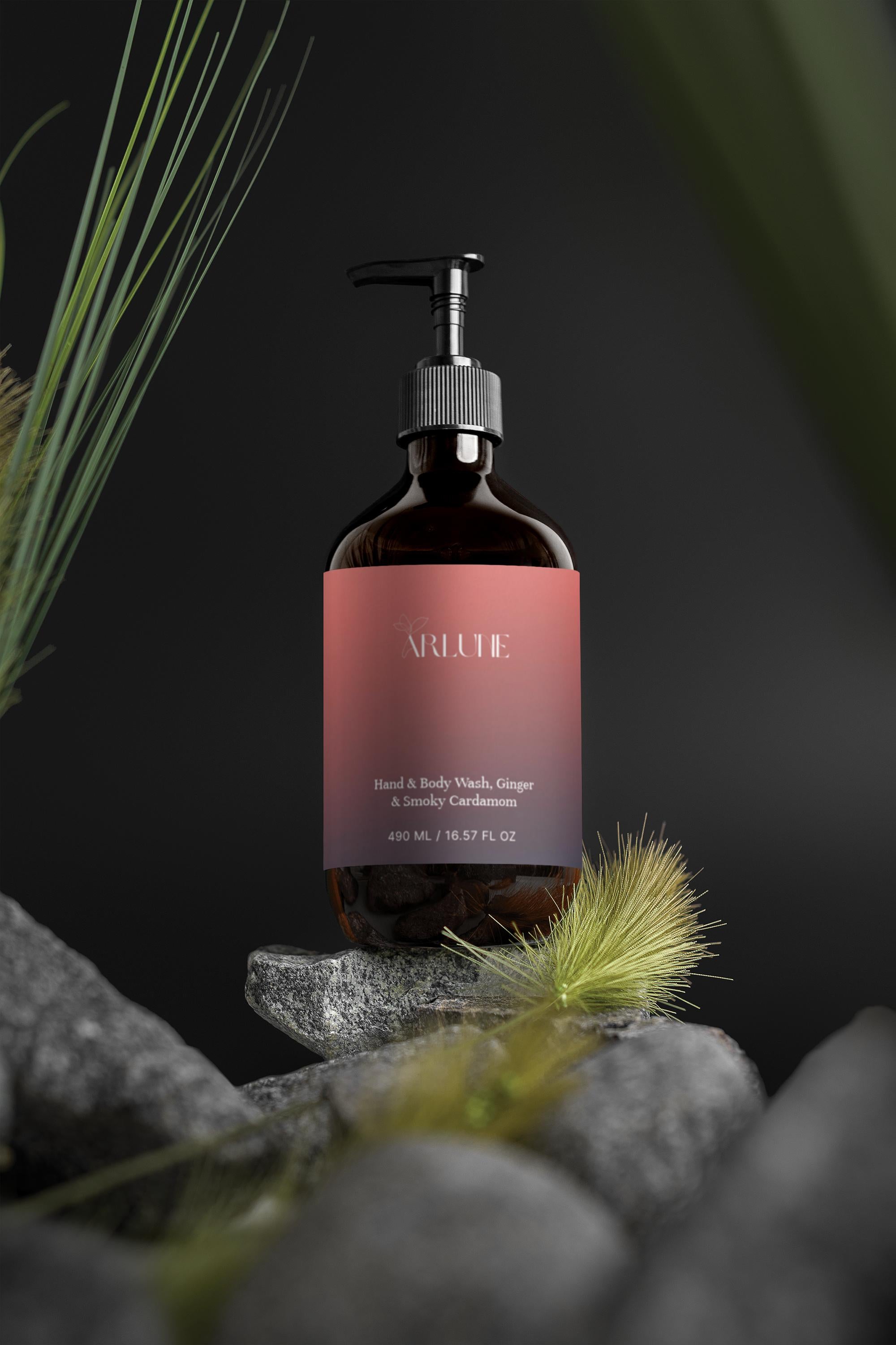 Hand & Body Wash, Ginger & Smoky Cardamom