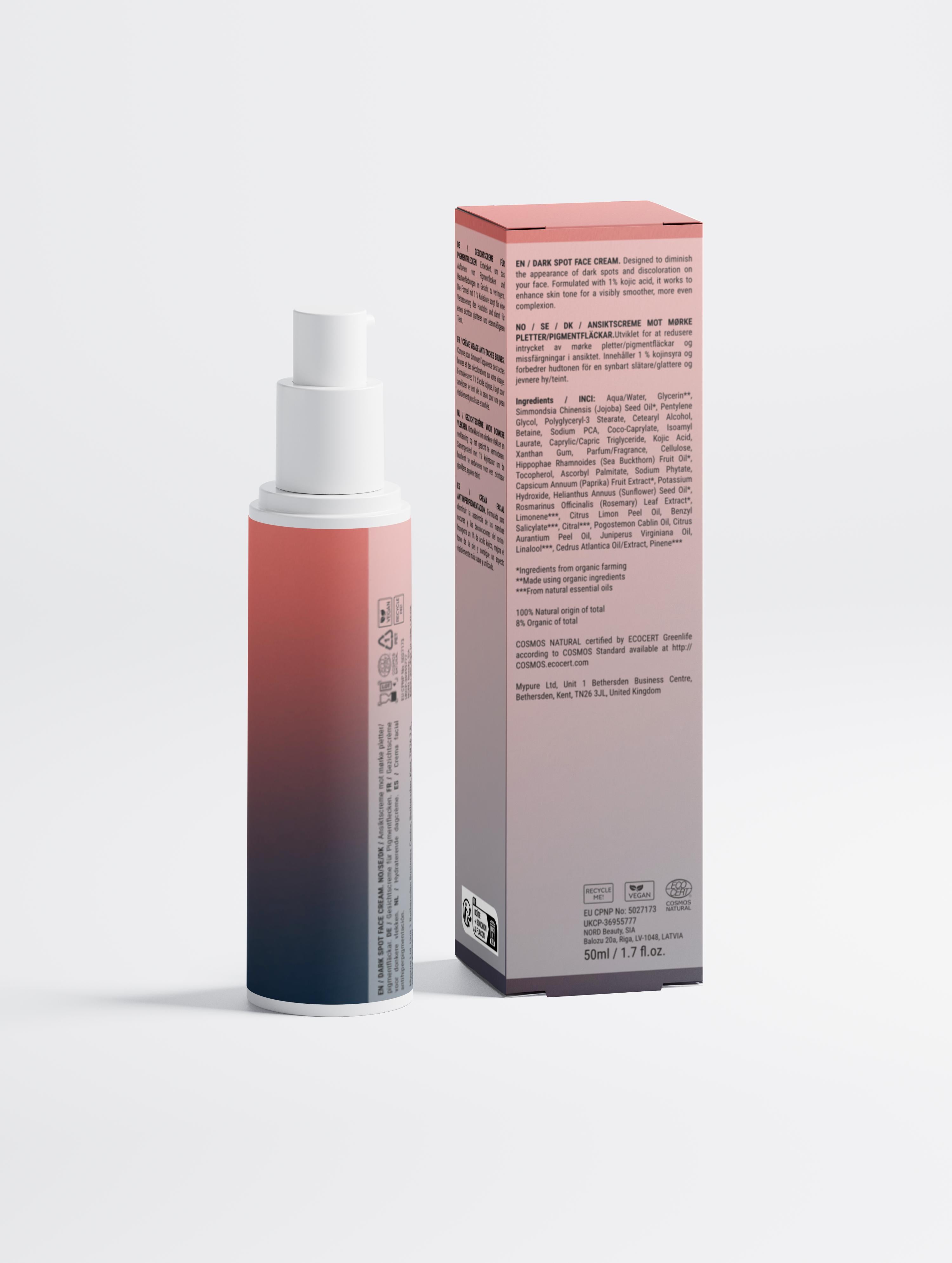 Dark Spot Face Cream with Kojic Acid