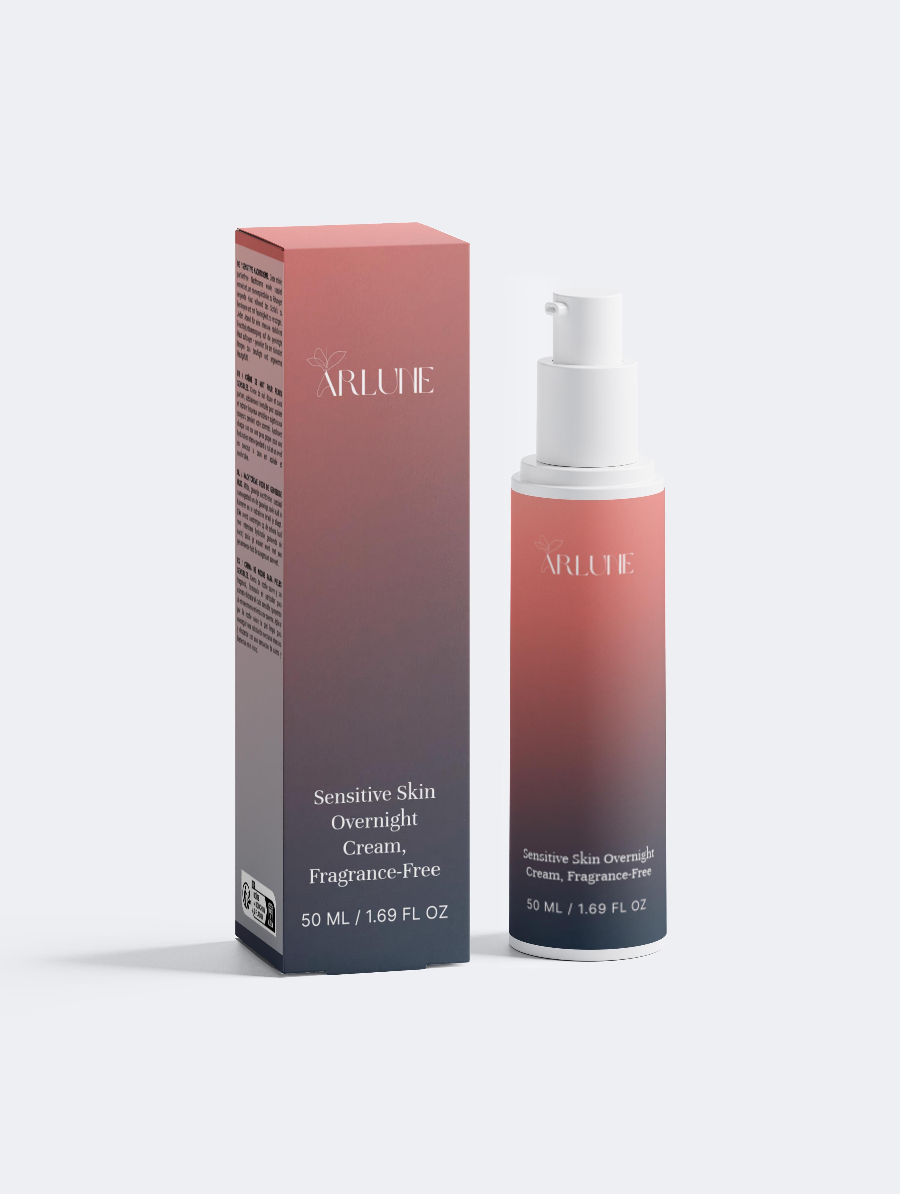 Sensitive Skin Overnight Cream, Fragrance-Free