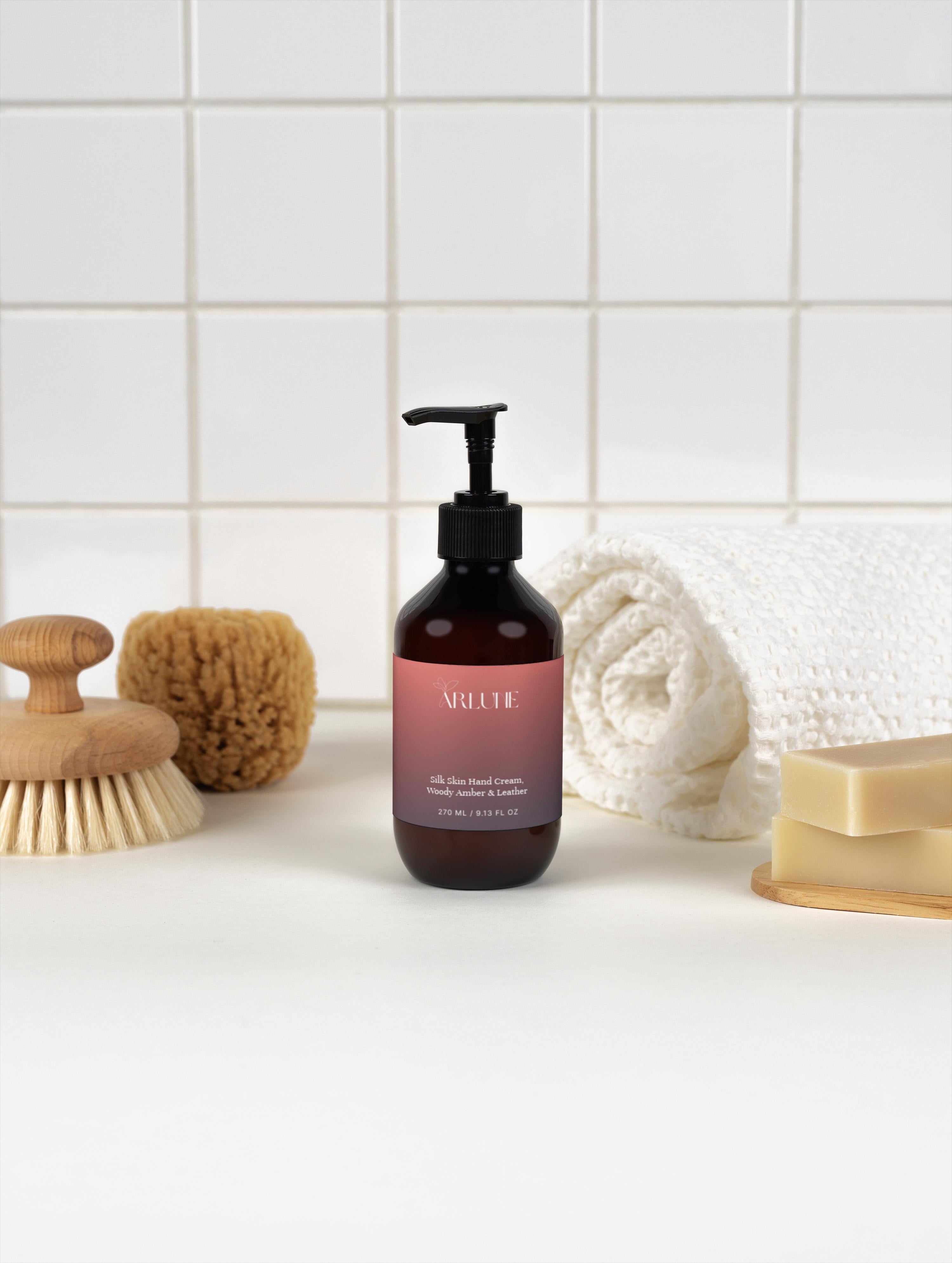 Silk Skin Hand Cream, Woody Amber & Leather