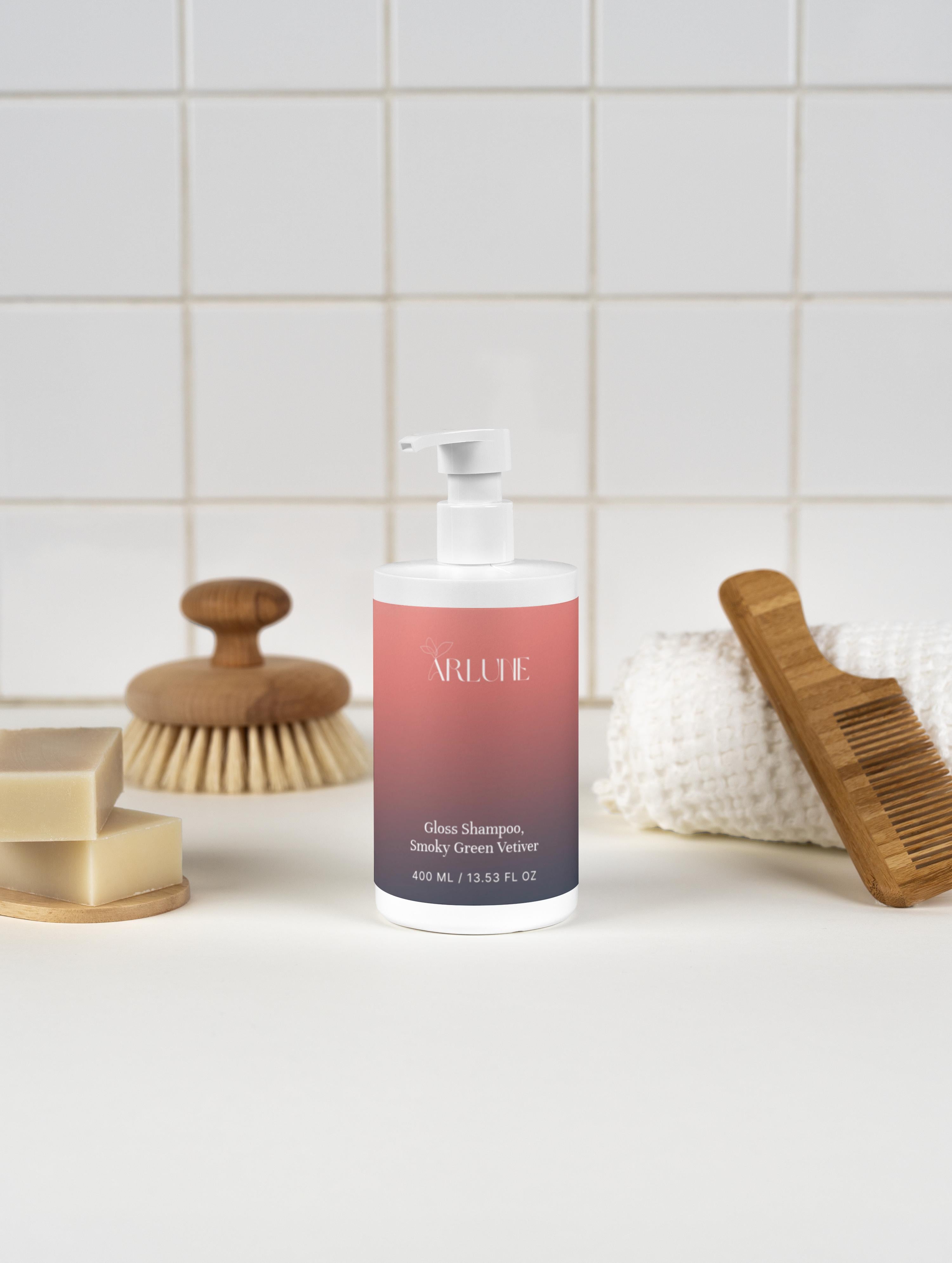 Gloss Shampoo, Smoky Green Vetiver